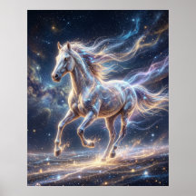 Stardust Cheval Mouvement Cosmique