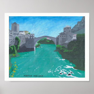 Poster Stari plus, Mostar, Bosnie-Herzégovine