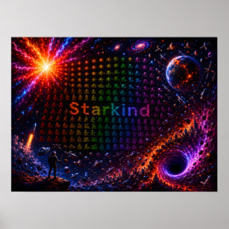 Poster Starkind – Évolution cosmique de la vie
