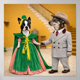 Poster "Starlett O'Hara & Ratt Butler"