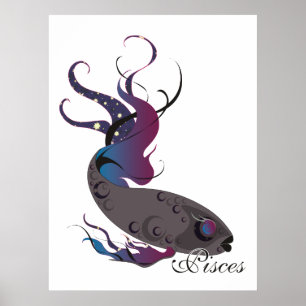 Poster Starlight Pisces Print