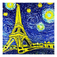 Starry Night Paris France
