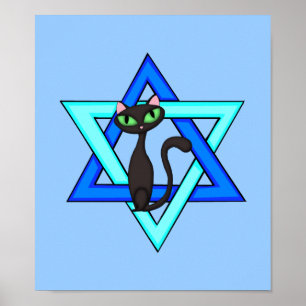 Poster Stars de chats juifs