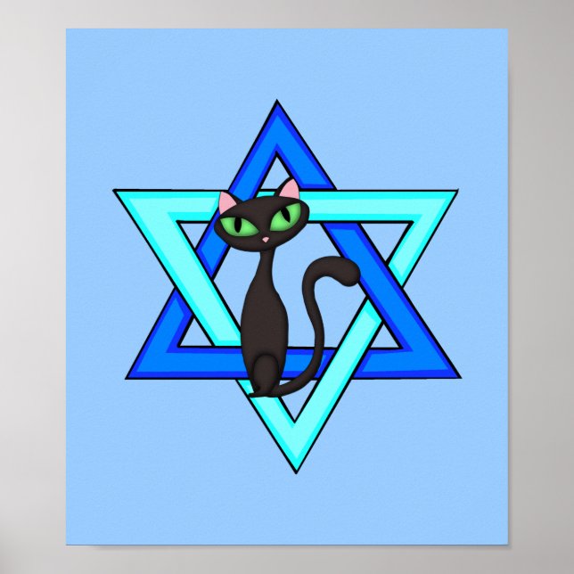 Poster Stars de chats juifs (Devant)