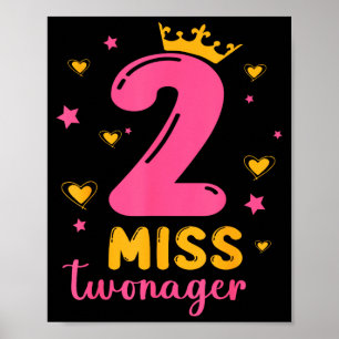Poster Stars hearts 2 ans miss twonager heureux