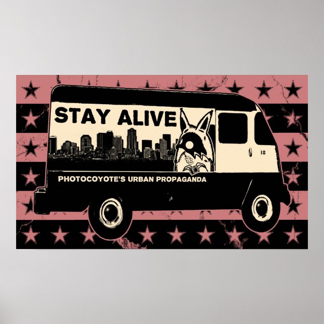 Poster Stars & Van de Photocoyote (Devant)