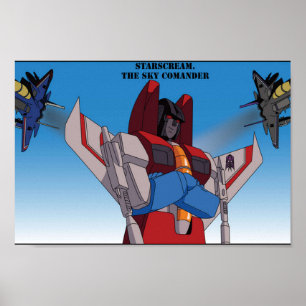 Poster Starscream the Sky Commander