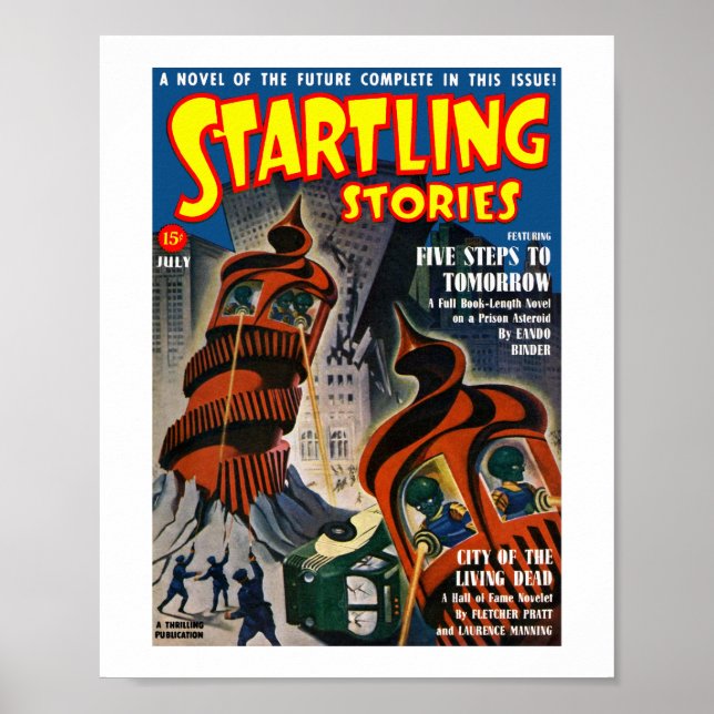 Poster Startling Stories (juillet 1940) (Devant)