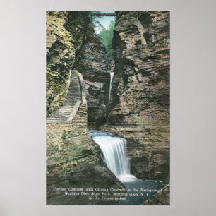 Poster State Park Vue sur le Rideau et les cascades de ca