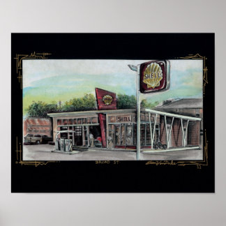 Poster Station Broad St Shell