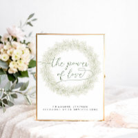 Station de charge Baby's Breath Bridal Shower