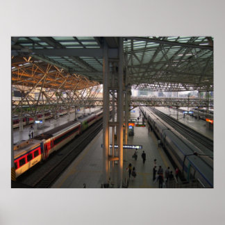 Poster station de métro