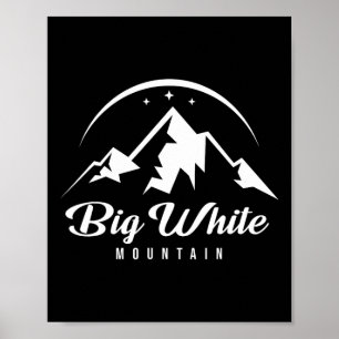 Poster Station de ski de Big White Mountain Canada Ski Sn