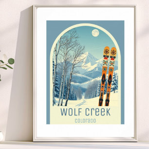 Poster Station de ski Wolf Creek Colorado