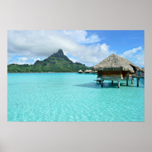 Poster Station de vacances d'Overwater sur l'affiche de