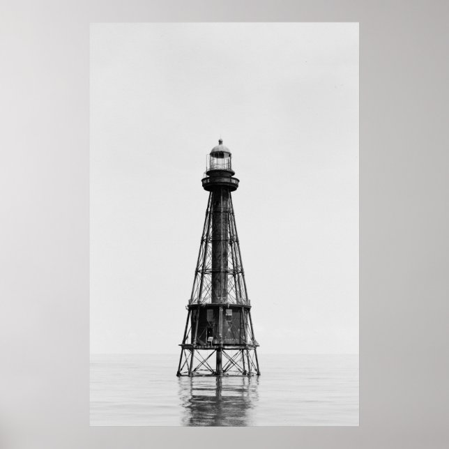 Poster Station lumineuse Ship Shoal (Devant)