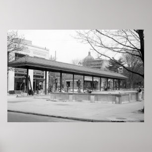 Poster Station-service DC, 1921