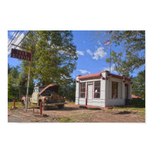 Station-service historique à self-service, Texas