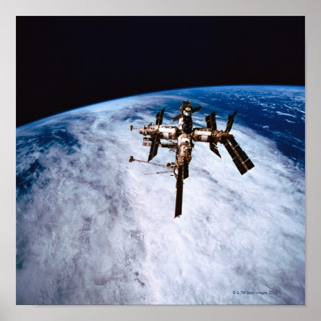 Poster Station spatiale en Orbit 9 (Devant)