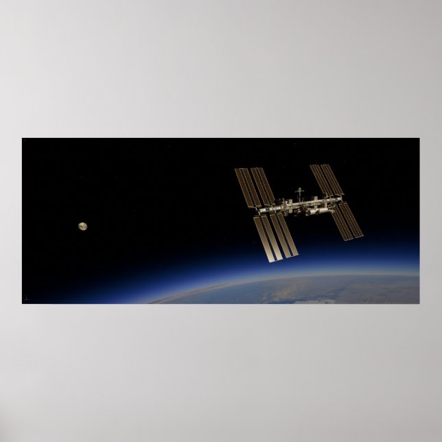 Poster Station spatiale internationale (Devant)