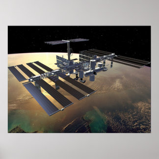Poster Station spatiale internationale