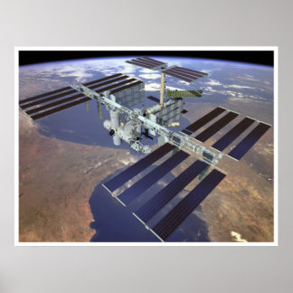 Poster Station spatiale internationale