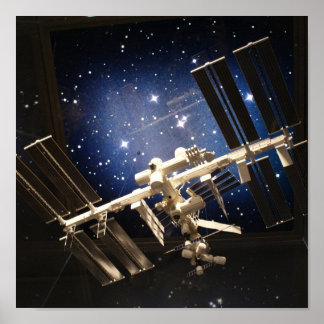 Poster Station spatiale internationale