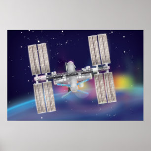 Poster Station spatiale internationale