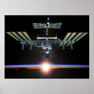Poster Station spatiale internationale