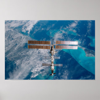 Poster Station spatiale internationale sur la Floride