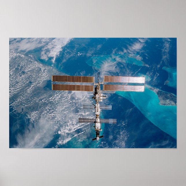 Poster Station spatiale internationale sur la Floride (Devant)