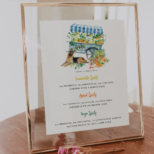 Poster Station Spritz Boisson Portrait de Compagnie Mar