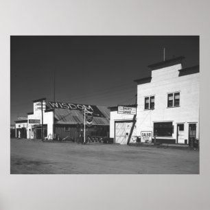 Poster Stations gazières du Montana, 1942