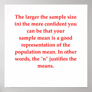 Poster statistiques