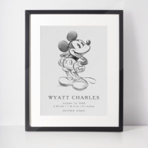 Statistiques de naissance de Mickey classique croq