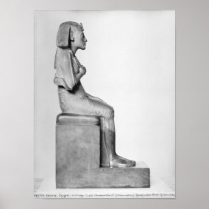 Poster Statue assise d'Amenophis IV