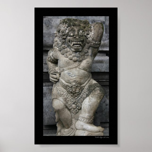 Poster Statue balinaise (Devant)