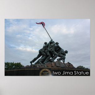 Poster Statue d'affiche d'Iwo Jima