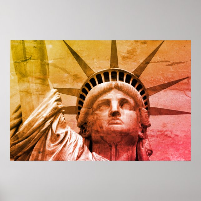 Poster Statue d'Art Pop de Liberty New York (Devant)