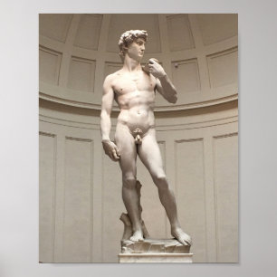 Poster Statue David de Michel-Ange