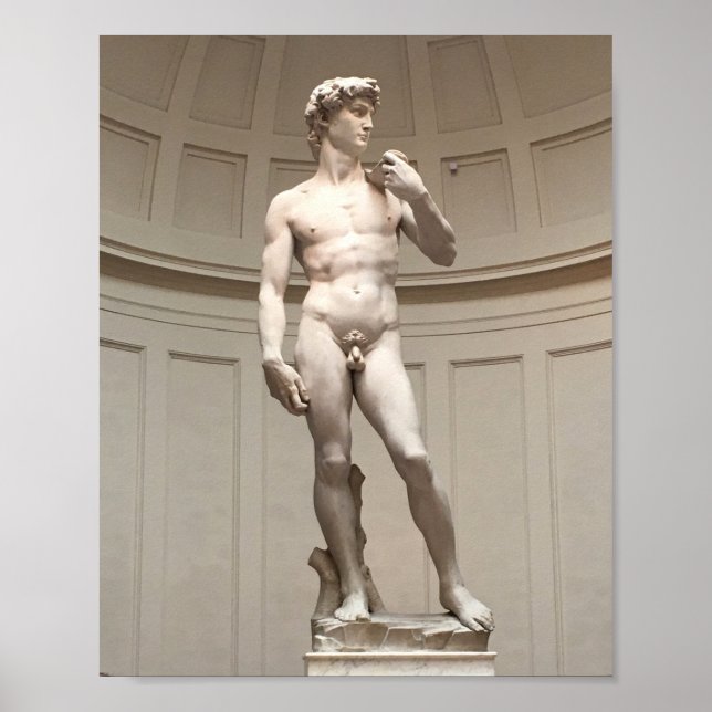 Poster Statue David de Michel-Ange (Devant)