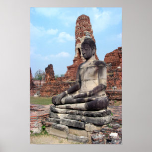 Poster Statue de Bouddha