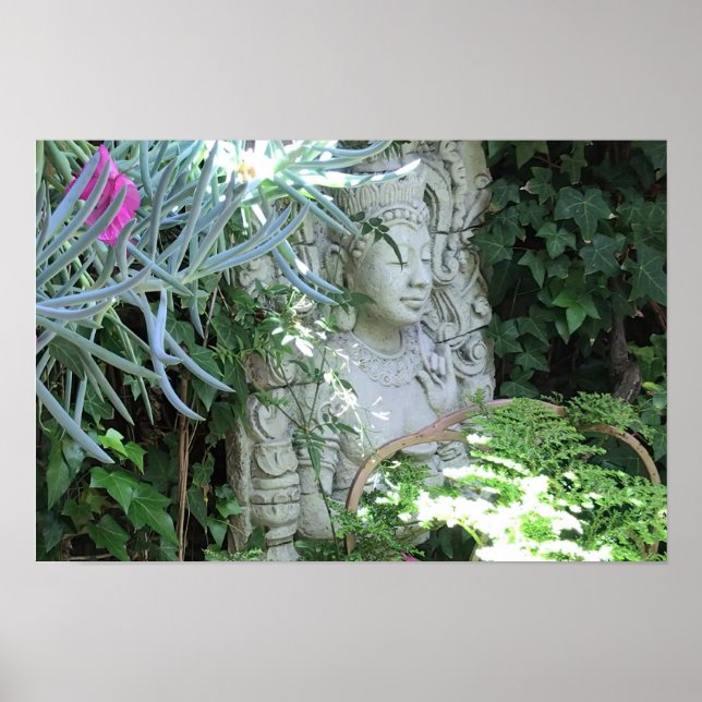 Poster Statue de Bouddha (Devant)