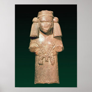 Poster Statue de Coatlicue, terre ancienne et mère