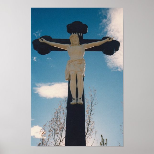 Poster Statue de Jésus (Devant)