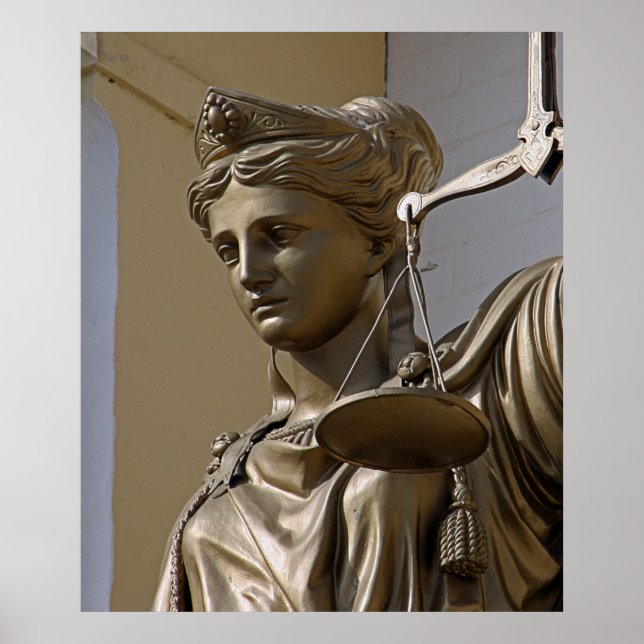 Poster Statue de la juge Lady (Devant)