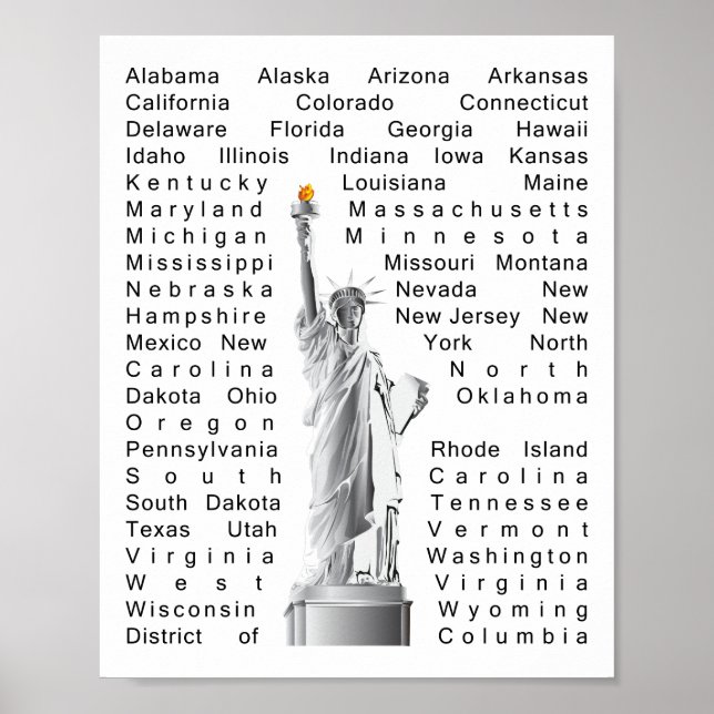 Poster Statue de la Liberté (Devant)