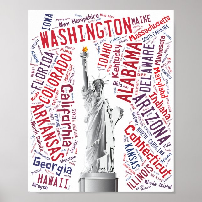Poster Statue de la Liberté (Devant)