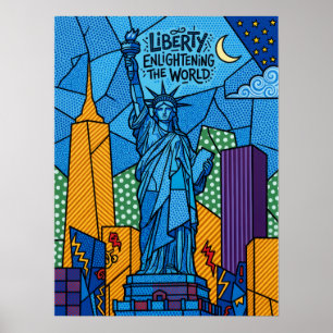 POSTER STATUE DE LA LIBERTÉ