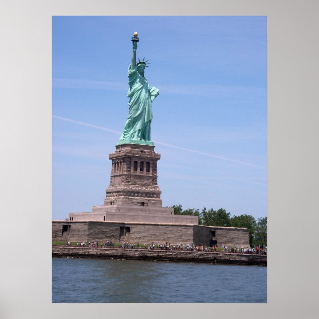 Poster Statue de la Liberté - Affichage complet (Devant)